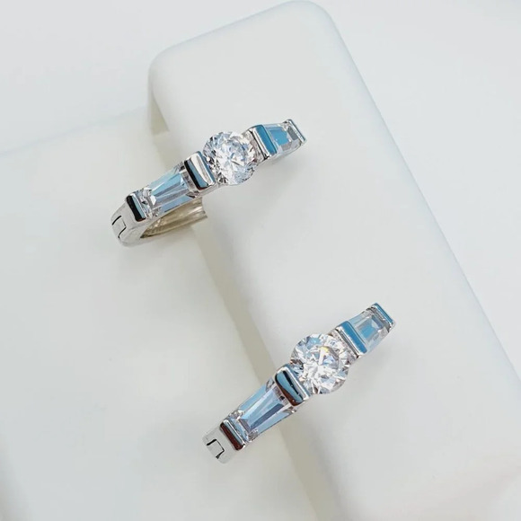 "925 Sterling Silver CZ Beautiful Earrings for Women, 1USPAR4289 - Picture 8 of 11